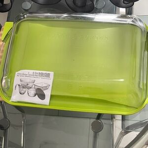 Vibrant Green Glass Dish